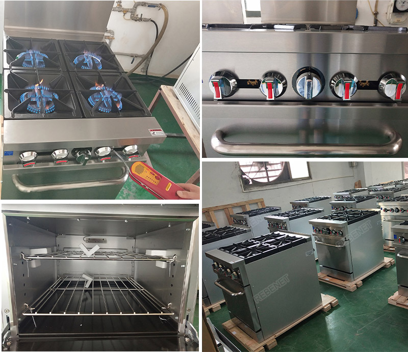 24" Commercial Gas Range With Oven supplier