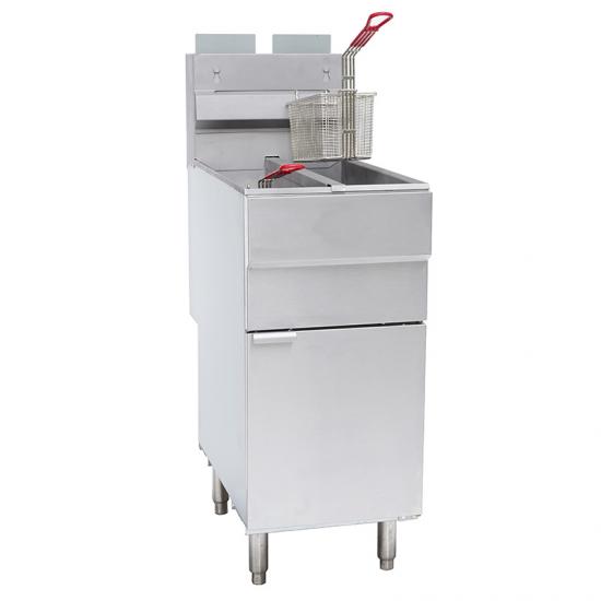 commercial double tank gas fryer