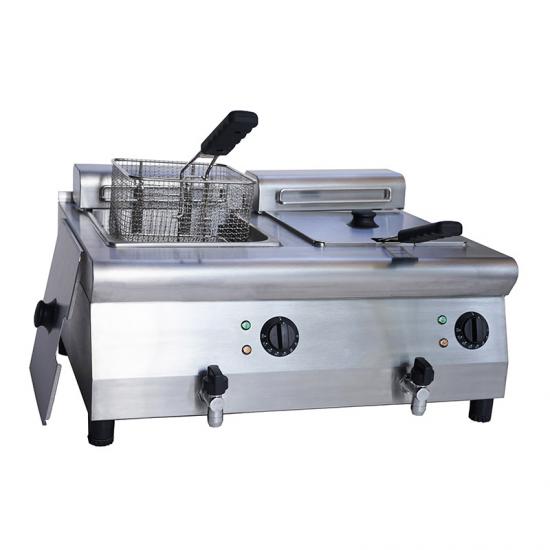 Double deep fryer