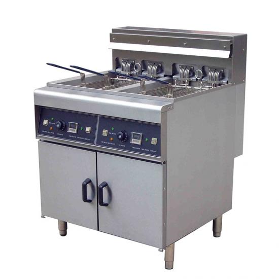 Twin tank fryer