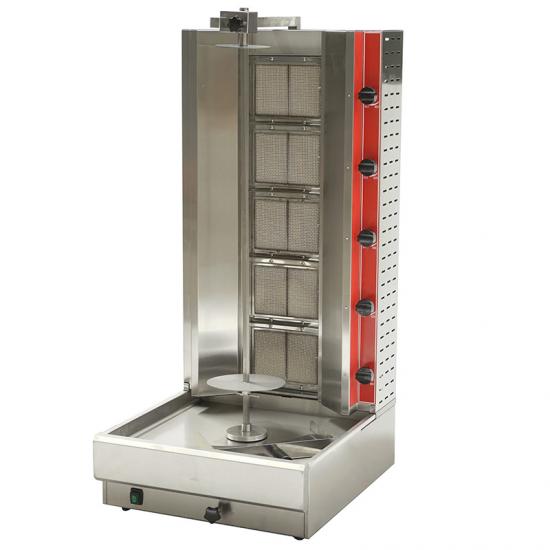 Gas kebab machine