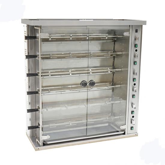 Commercial chicken rotisserie